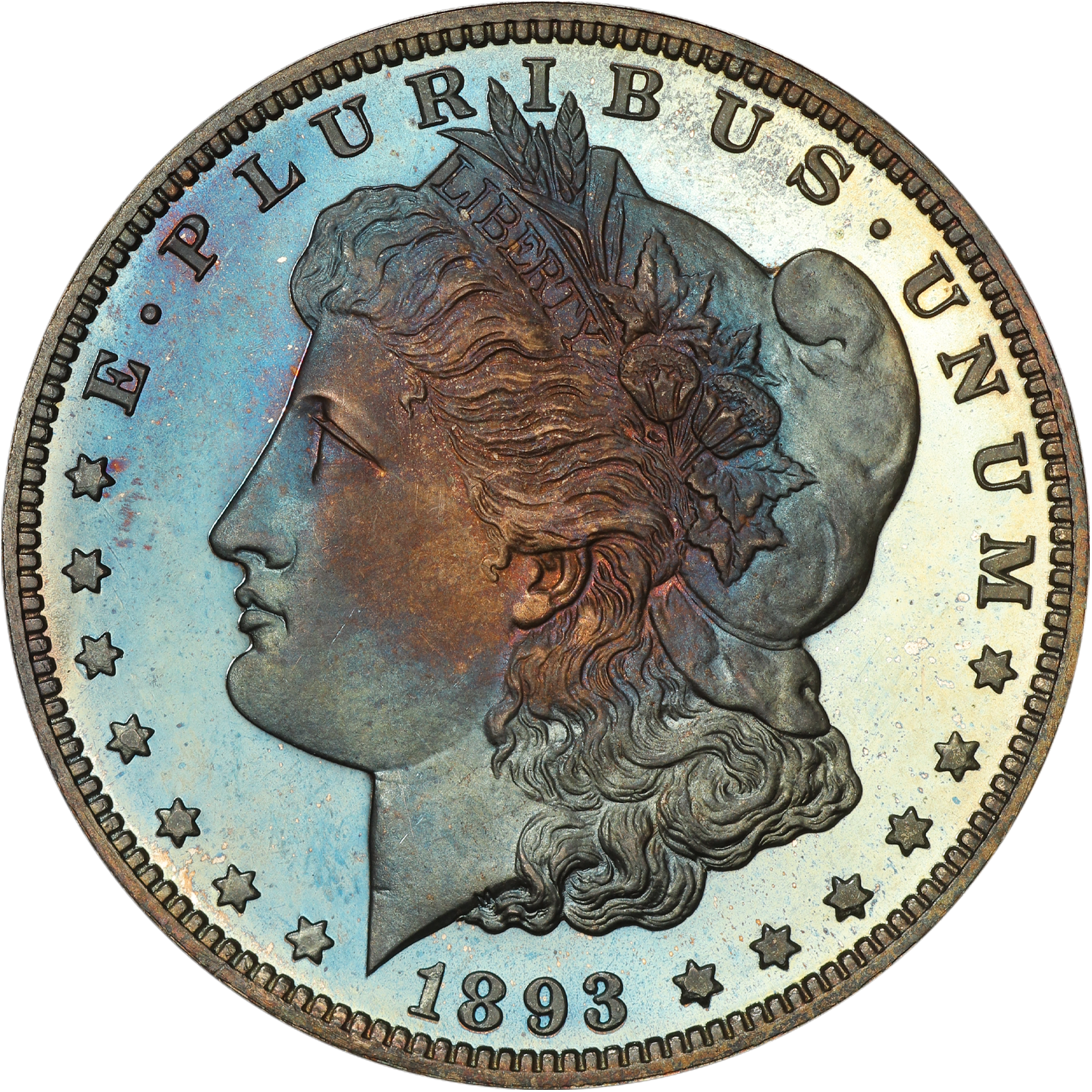 1893 philadelphia mint proof morgan silver dollar value