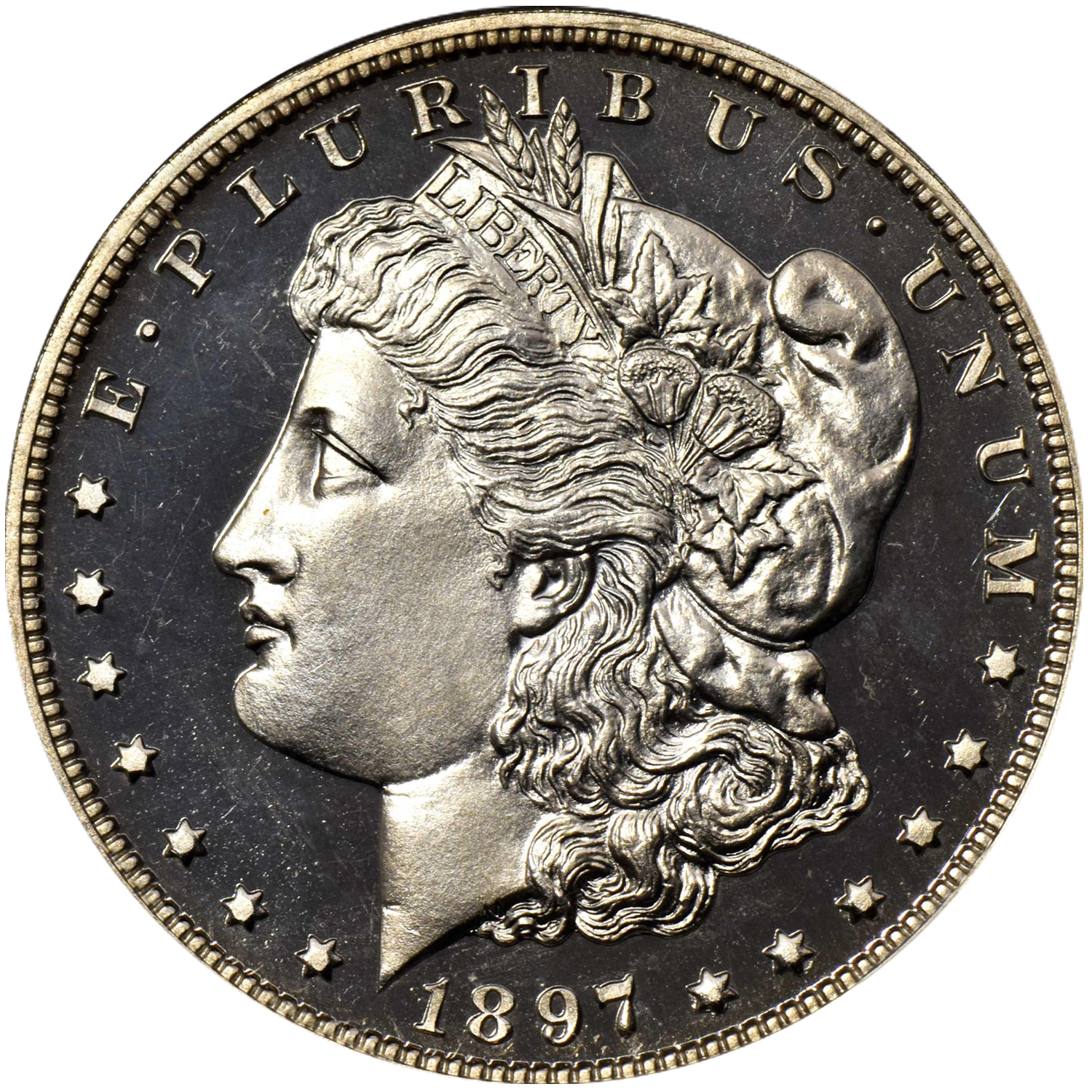 1897 philadelphia mint proof morgan silver dollar value