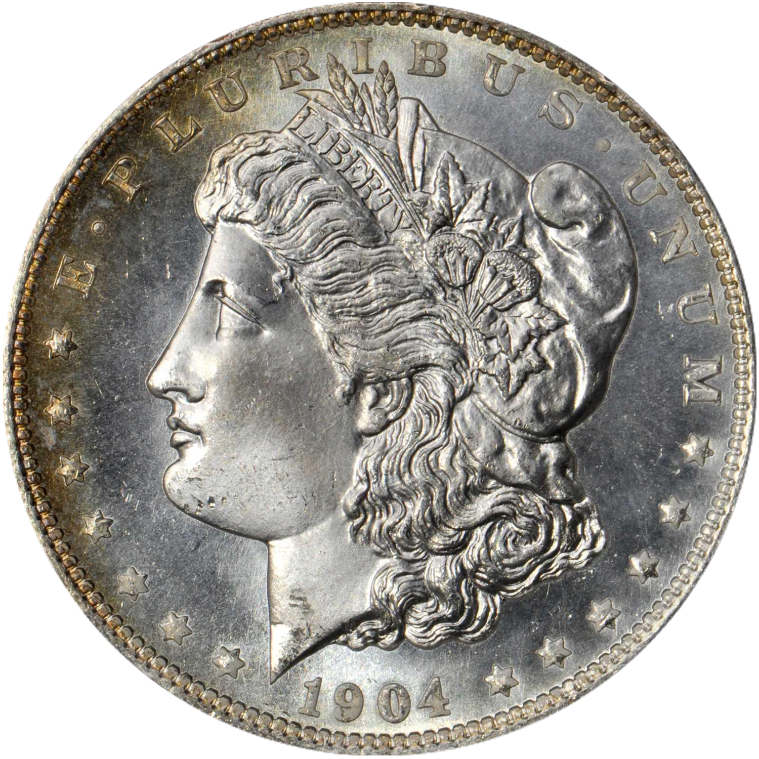 1904 new orleans mint proof morgan silver dollar value