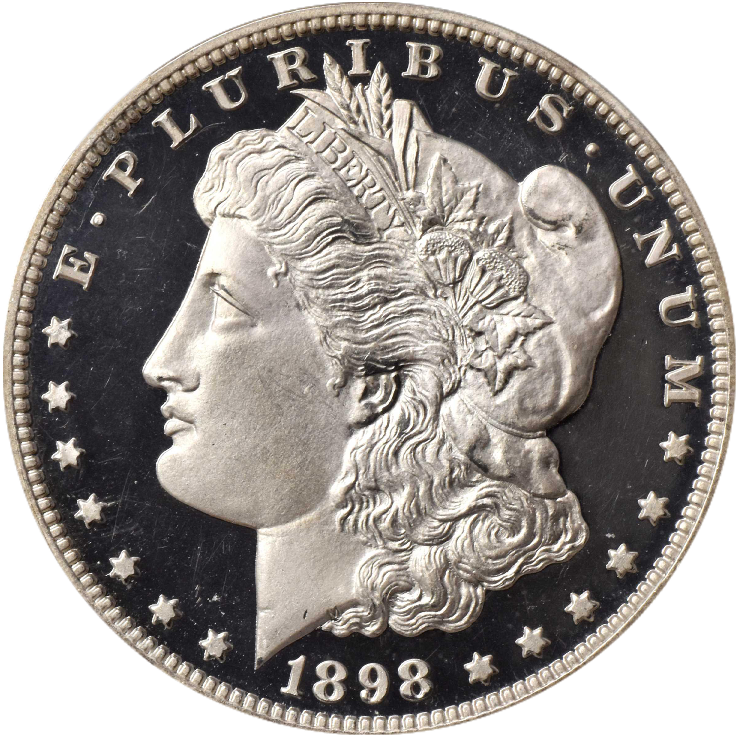 1898 philadelphia mint proof morgan silver dollar value
