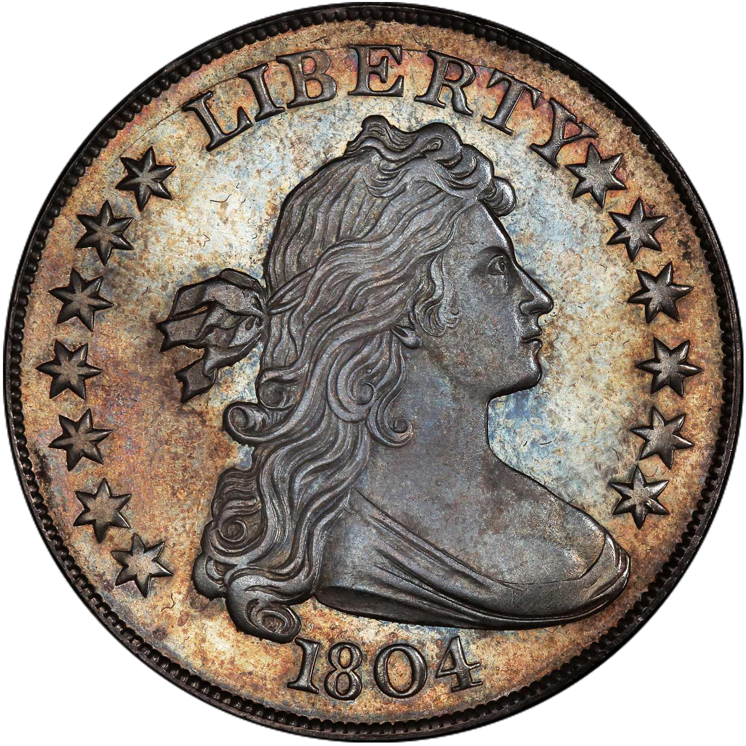 1804 class i draped bust silver dollar