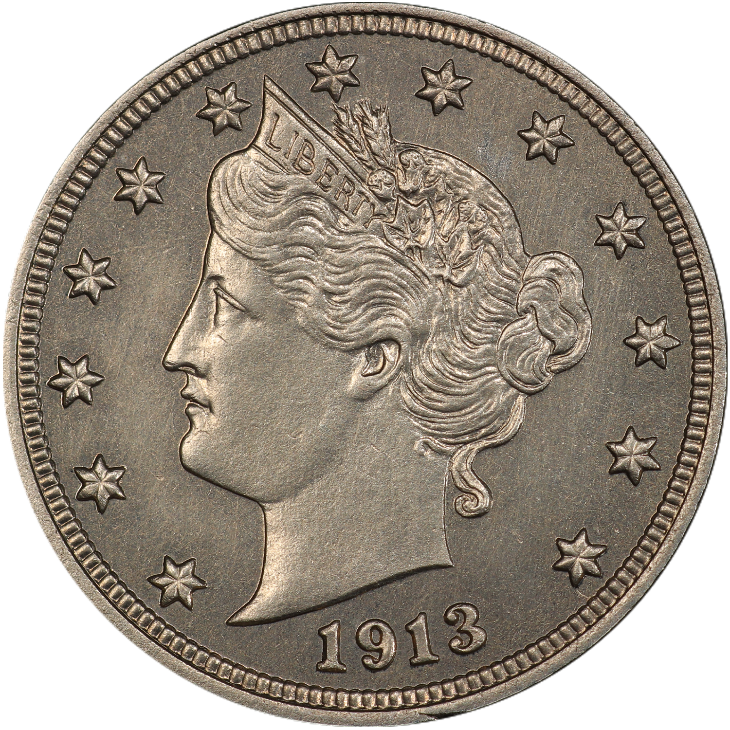 1913 liberty head nickel from the louis e eliasberg collection