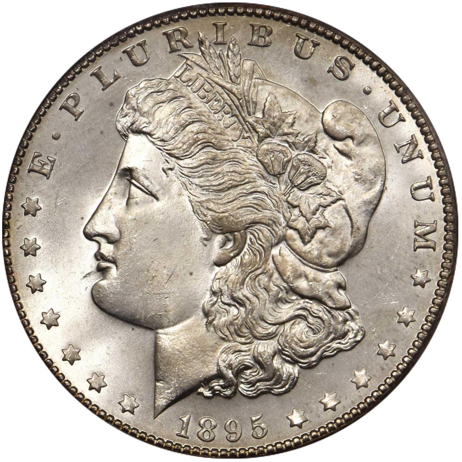 1895 new orleans mint proof morgan silver dollar value
