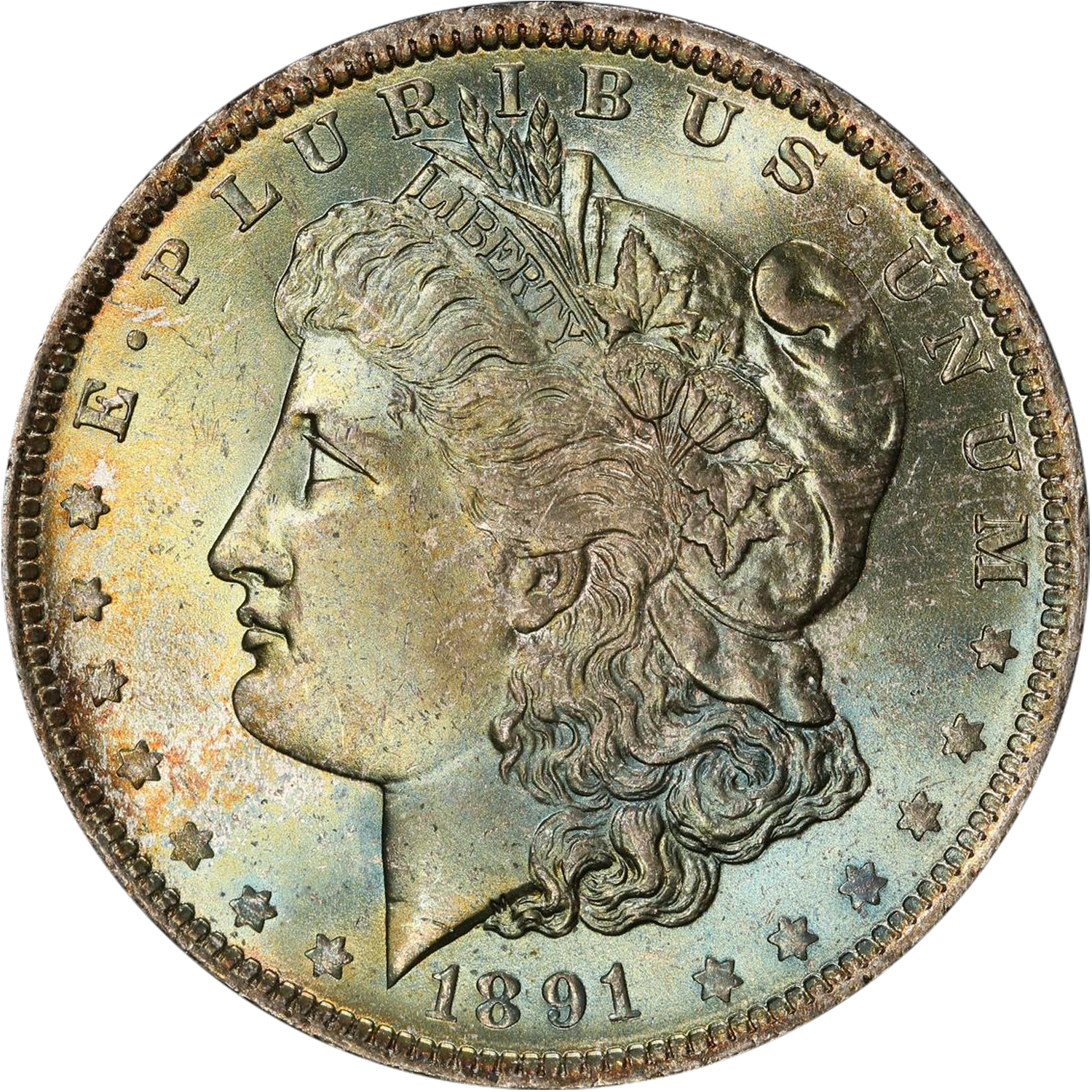 1891 new orleans mint morgan silver dollar value