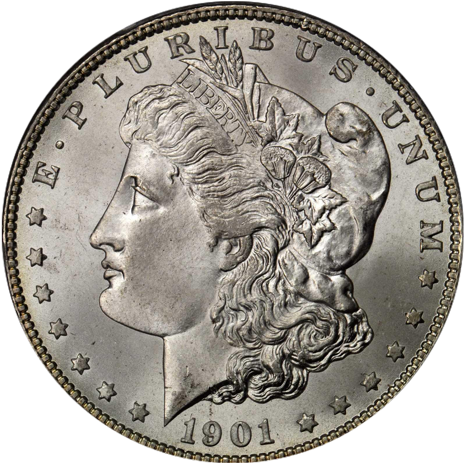 1901 new orleans mint uncirculated morgan silver dollar value