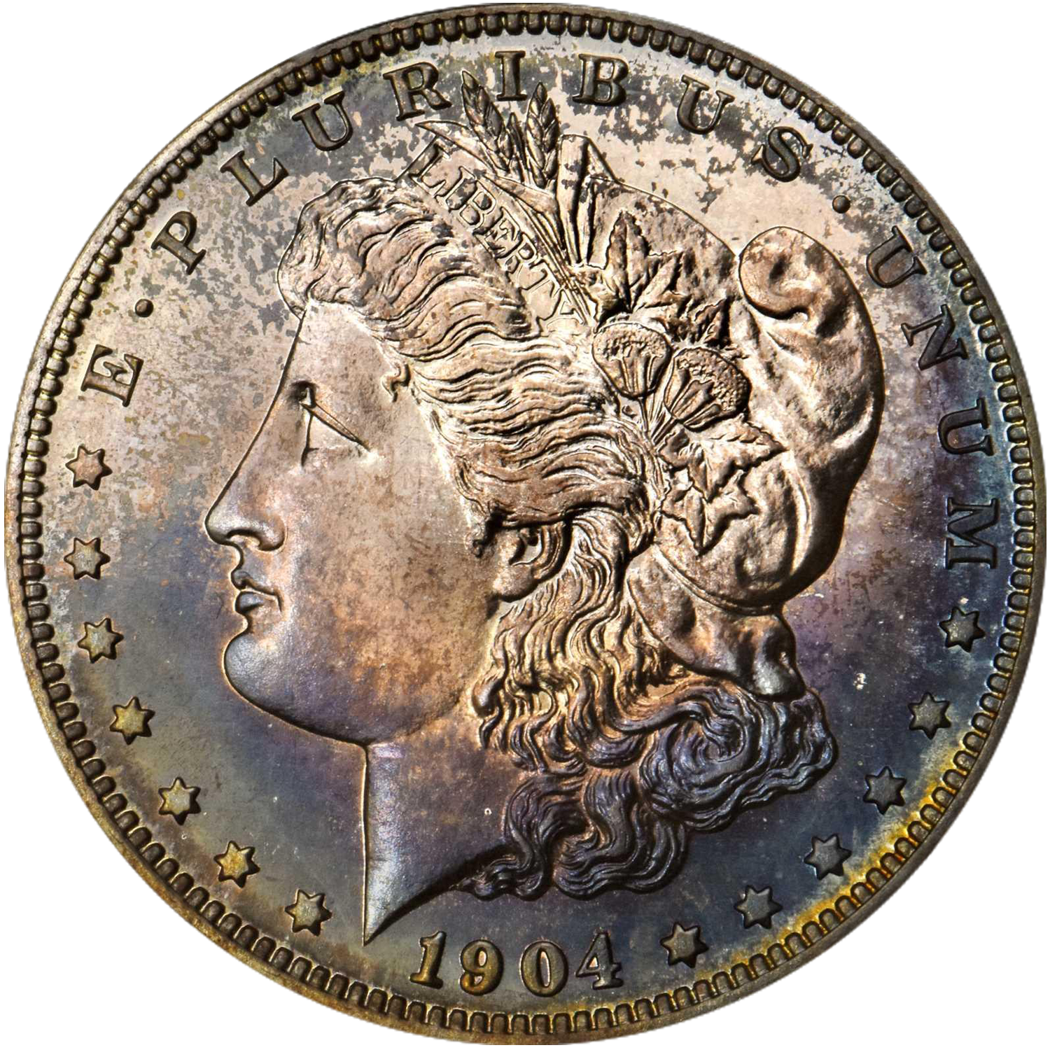 1904 philadelphia mint proof morgan silver dollar value