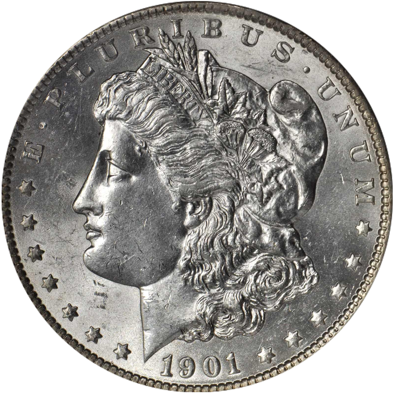 1901 p mint double die reverse morgan dollar price guide value