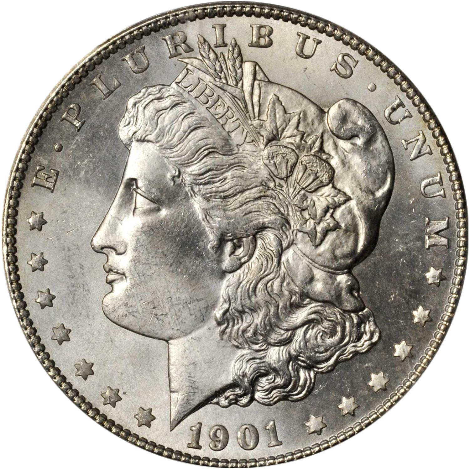 1901 s mint morgan dollar price guide value