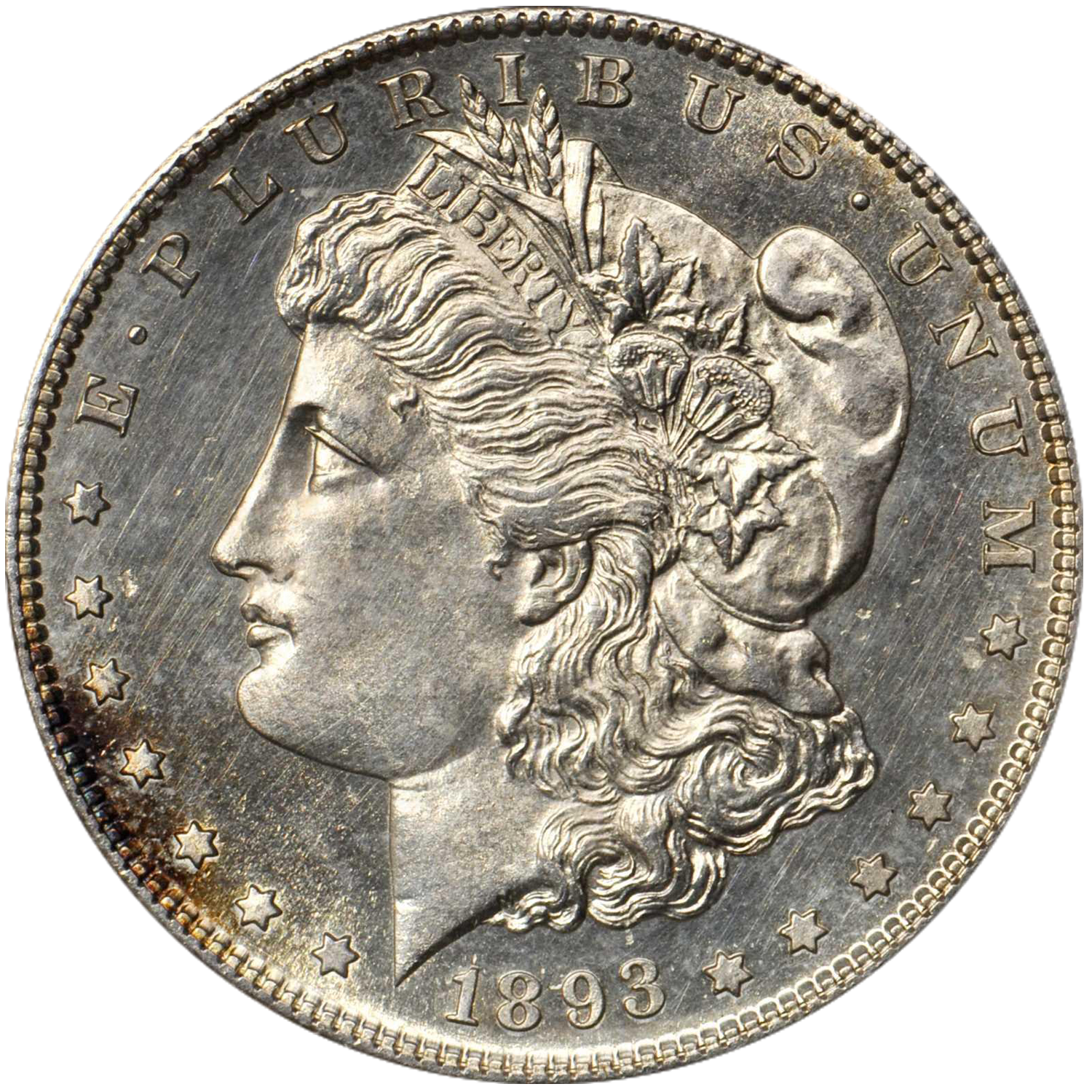 1893 s mint morgan dollar price guide value