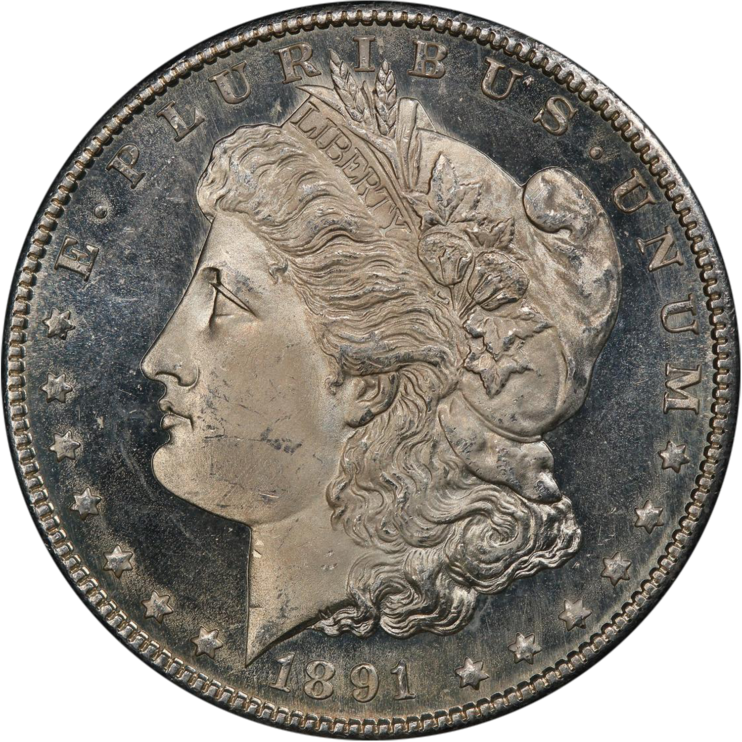 1891 prooflike s mint morgan dollar price guide value