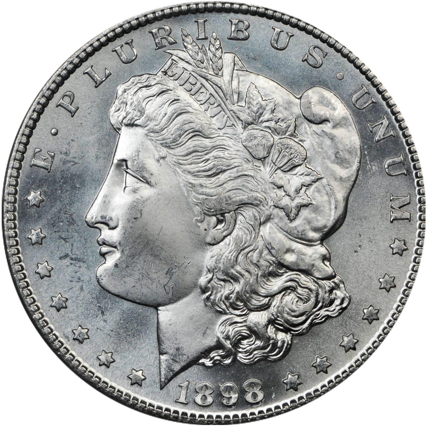 1898 s mint morgan dollar price guide value