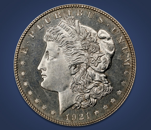 Stack's Bowers | Gem 1921 Zerbe “Proof” Morgan Dollar Featured in ...